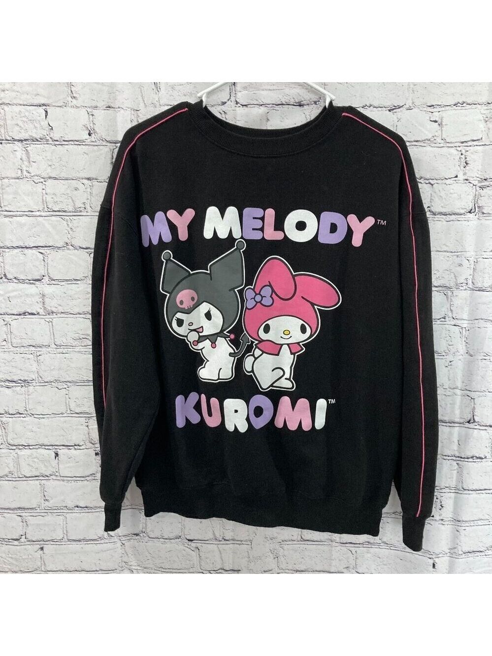 Ladies Sanrio “My Melody Kuromi" sweatshirt Size L